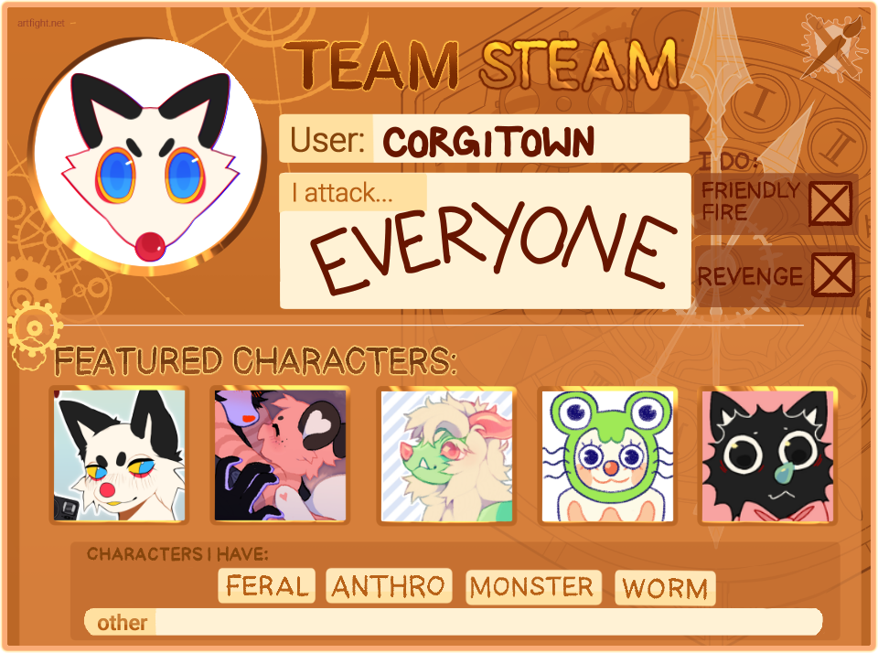 Art Fight Template 2025