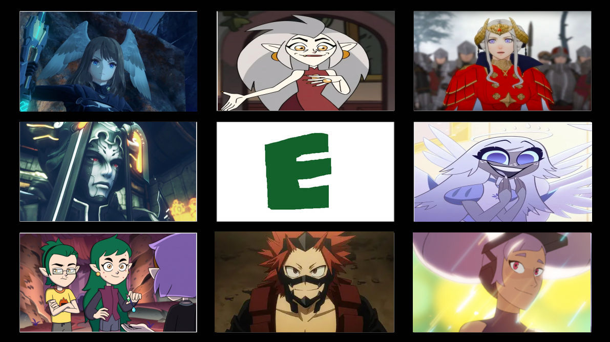 My Favorite Letter E Characters by BrightDark89 on DeviantArt