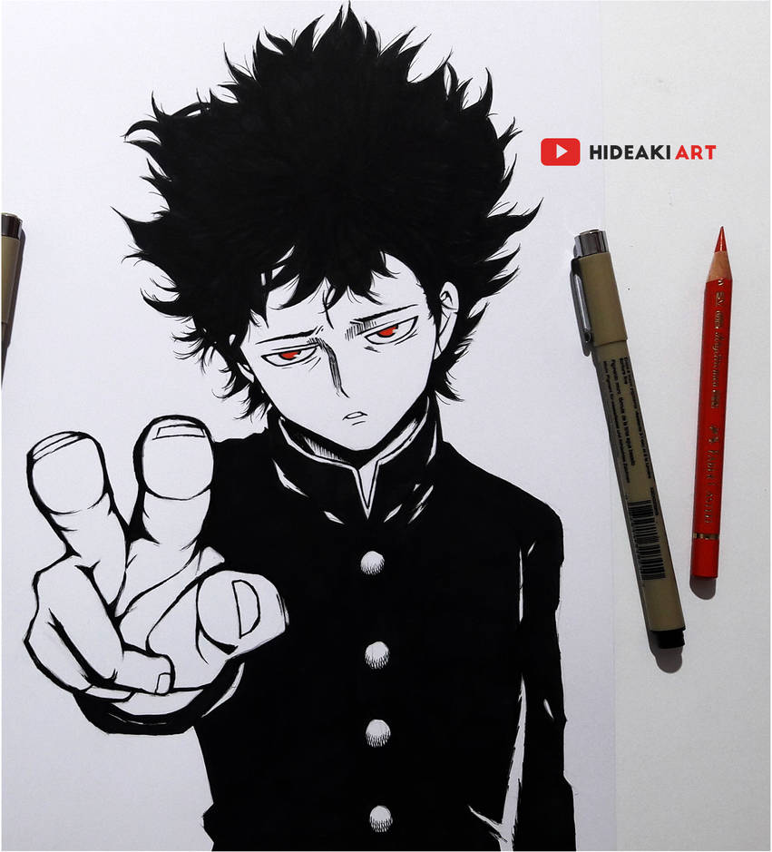 Mob || Mob Psycho 100 by HideakiArtReal on DeviantArt