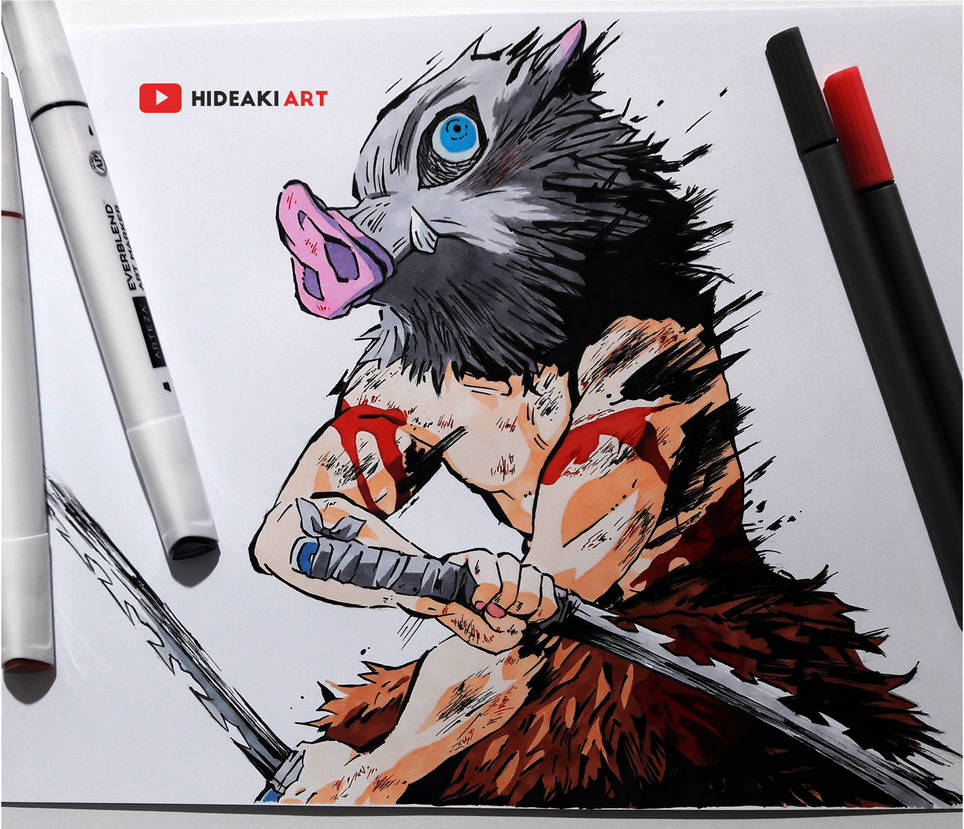 Inosuke || Demon Slayer by HideakiArtReal on DeviantArt