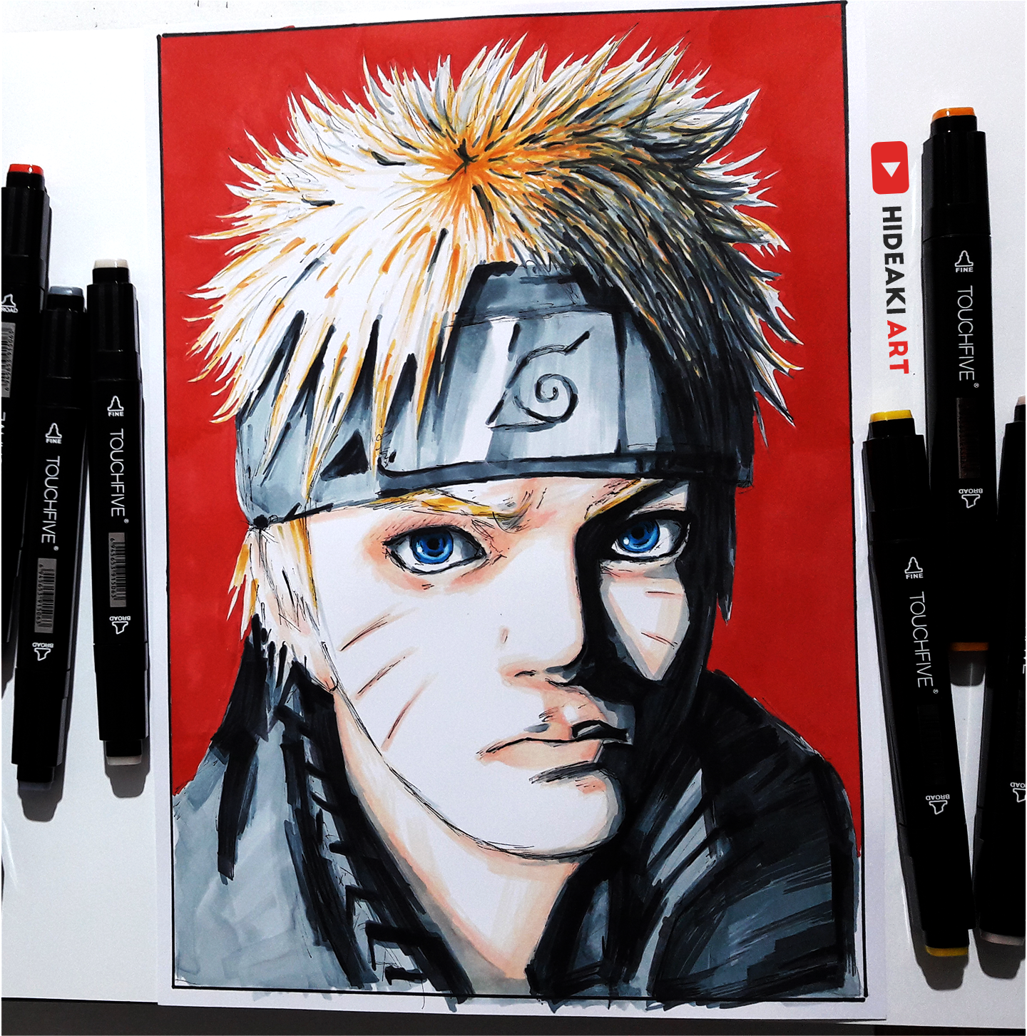 Naruto drawing colored by RicardoPaulo on DeviantArt