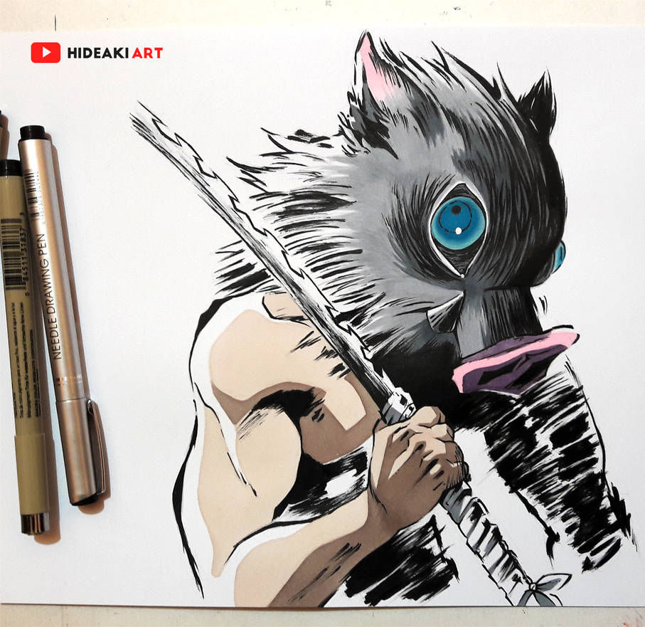 Inosuke || Demon Slayer by HideakiArtReal on DeviantArt