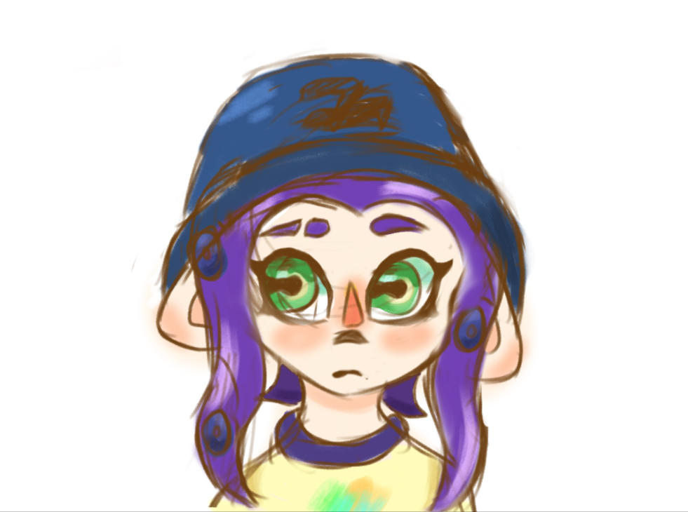 Octoling colored sketch (Splatoon 3) by DragonLily-Doodles on DeviantArt