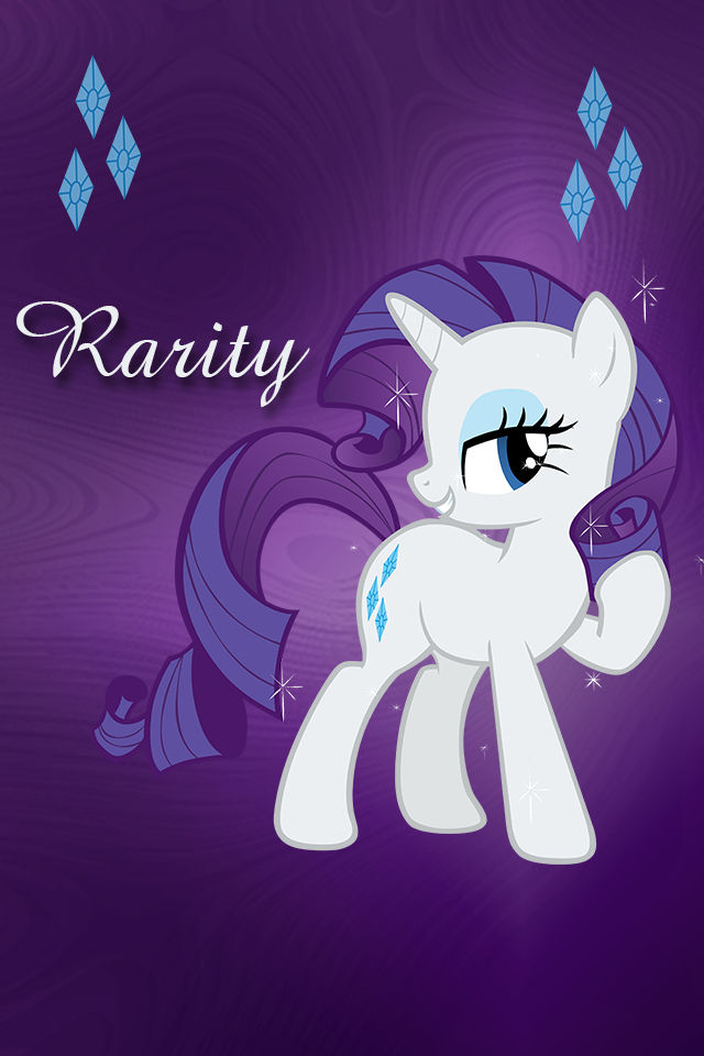 Rarity Iphone Background by TecknoJock on DeviantArt