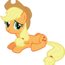 Applejack Laying Down