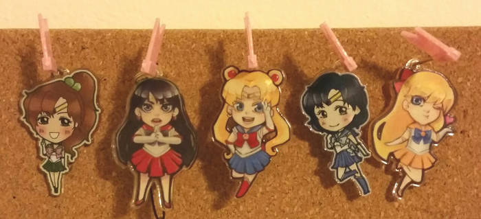 Sailor Senshi Charms