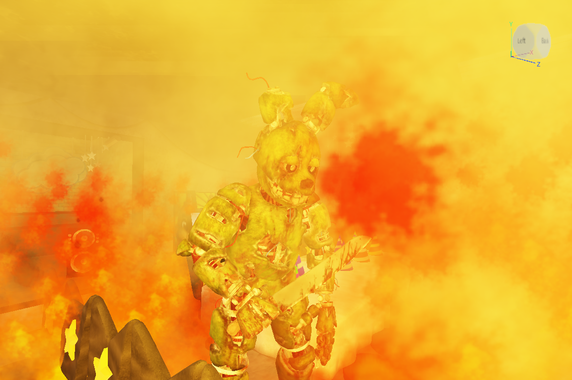 Spring Trap Explodes burned springtrap by 1266shin on DeviantArt