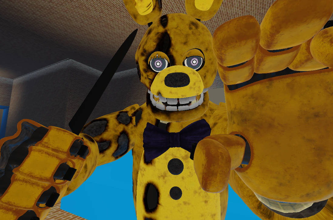 Springbonnie Face Springbonnie yellow rabbit by 1266shin on DeviantArt