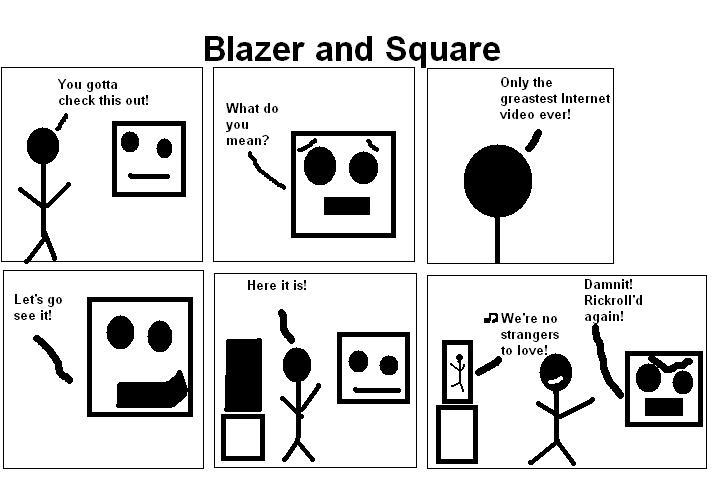 Rick Rool Square Blazer and Square: Rick Roll by TAstudios on DeviantArt
