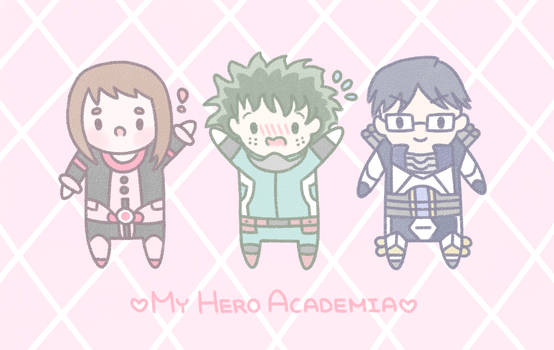 My Hero Academia - Urararaka, Deku, Iida