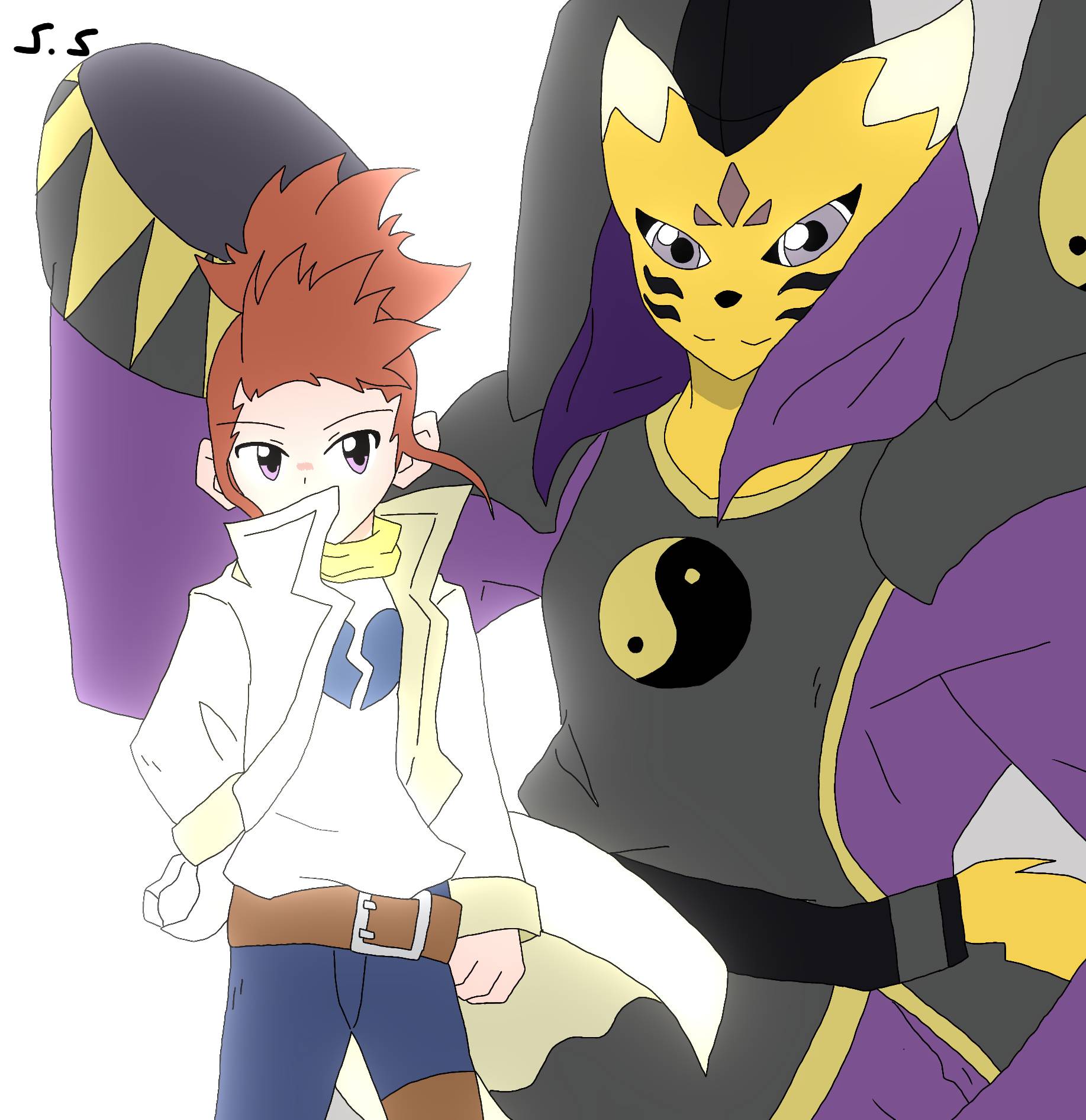 Ruki and Taomon by SrShadow5536 on DeviantArt