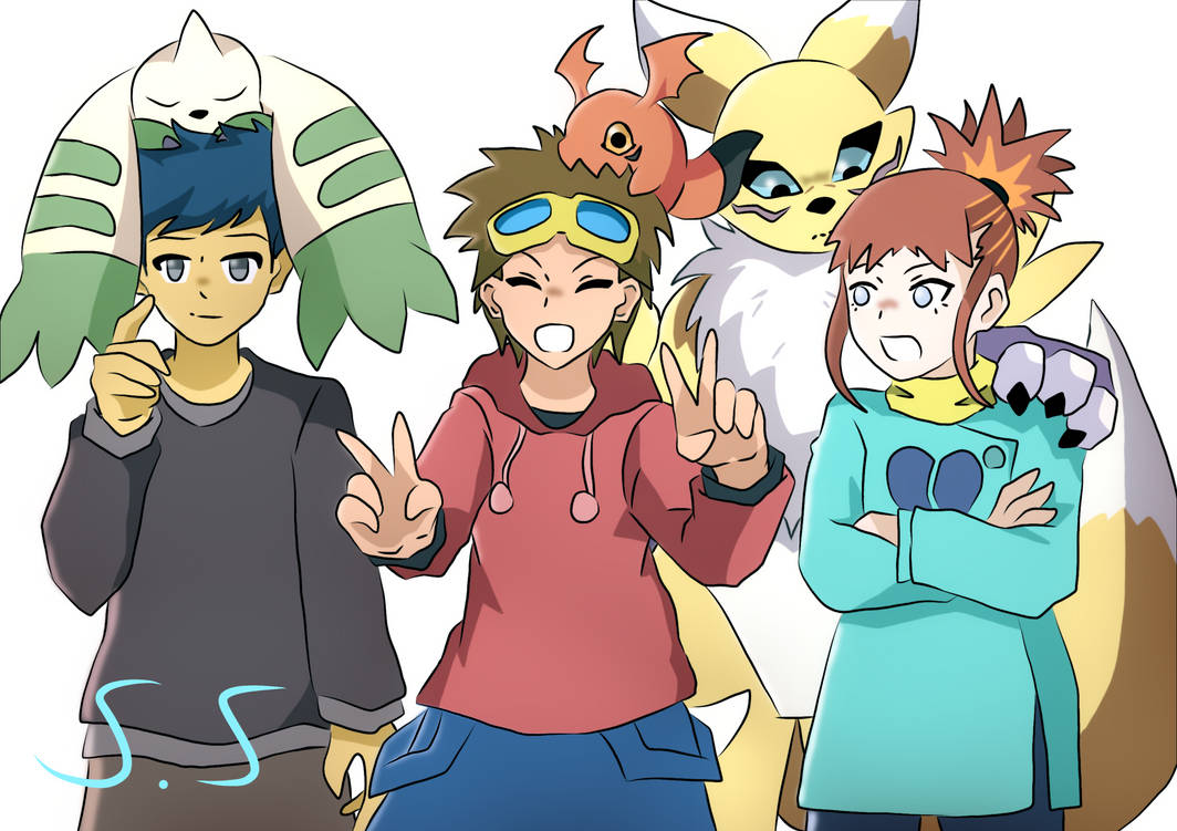 Tamers Trio by SrShadow5536 on DeviantArt