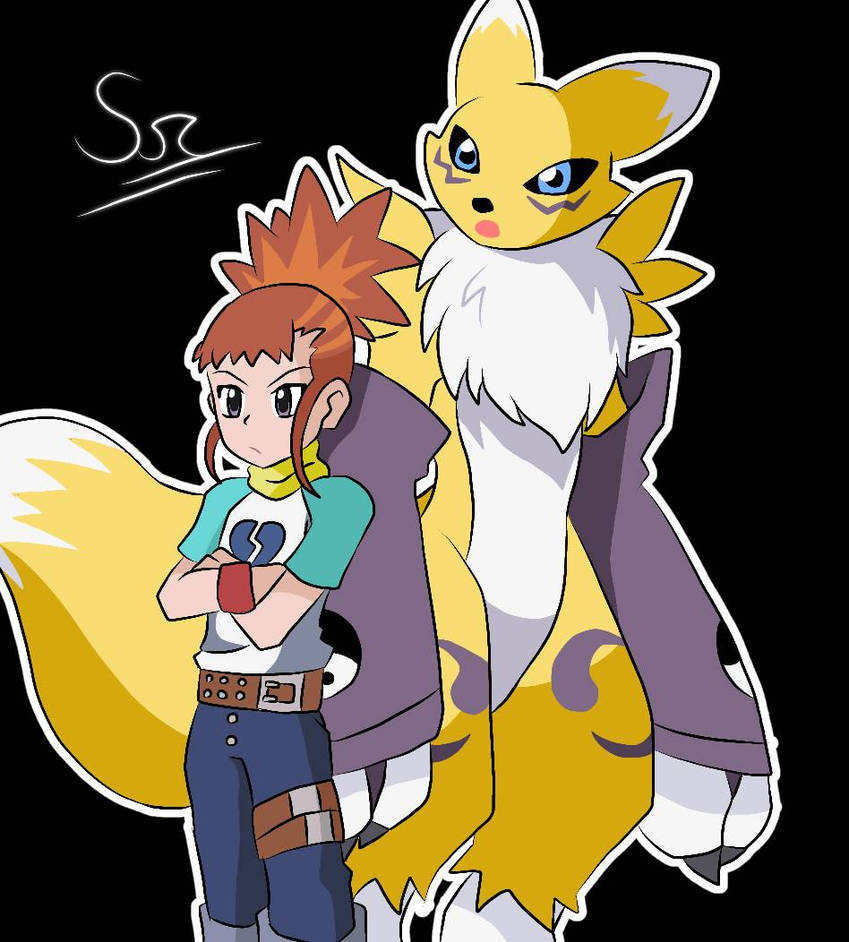 Ruki and Renamon by SrShadow5536 on DeviantArt