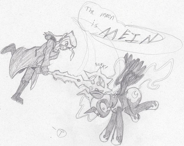 Saix and the Nightmare Moon