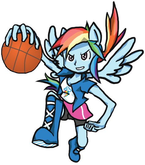 B-Ball Rainbow Dash