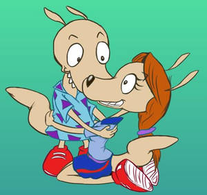 Super simple picture of Rocko and Alicia