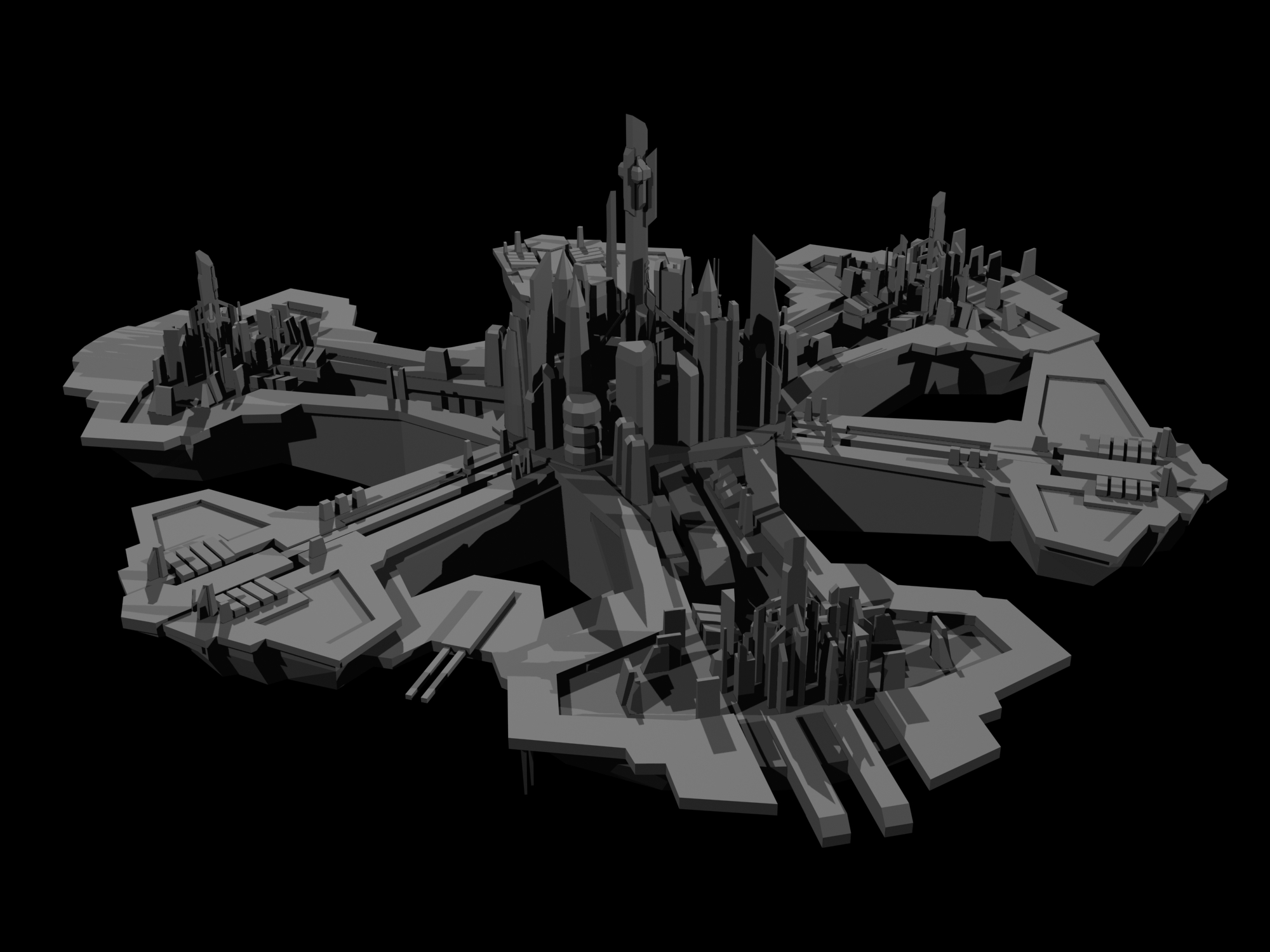 Atlantis Structure Model Atlantis Model WIP8 by EpytronOmega on DeviantArt