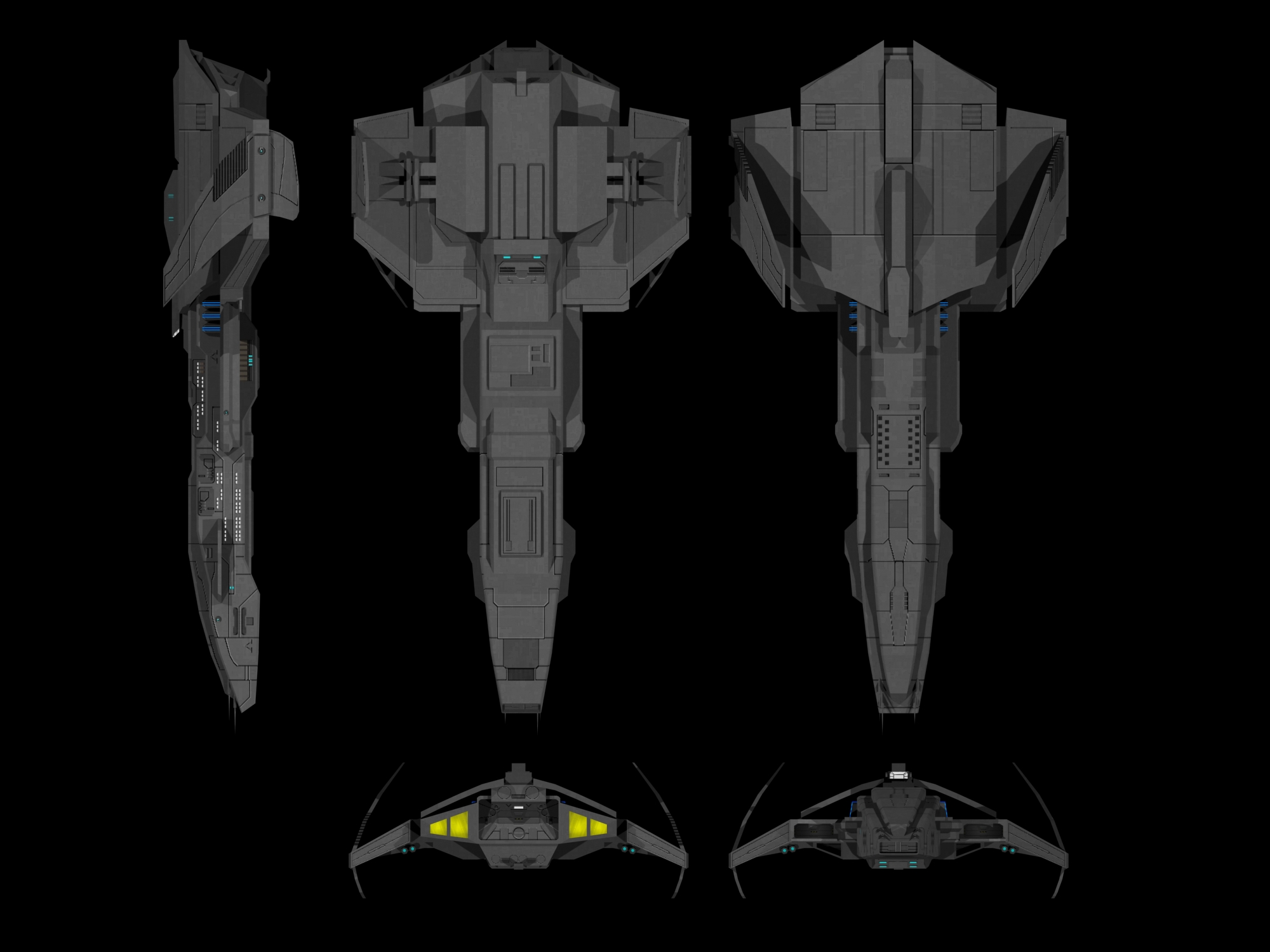 Concordia Class WIP Textures, almost final