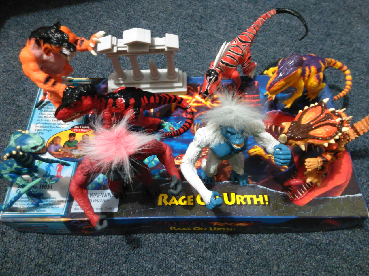 Primal Rage toys and boardgame by JurassicJinx on DeviantArt