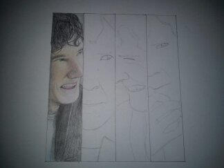 WIP - Benedict Cumberbatch, First head !