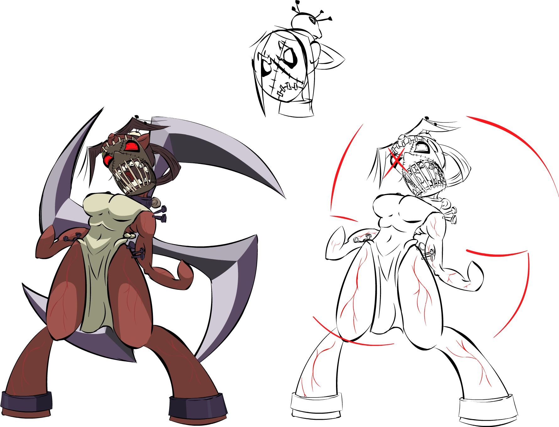 Skullgirls/MLP/Anthro - PONEWheel