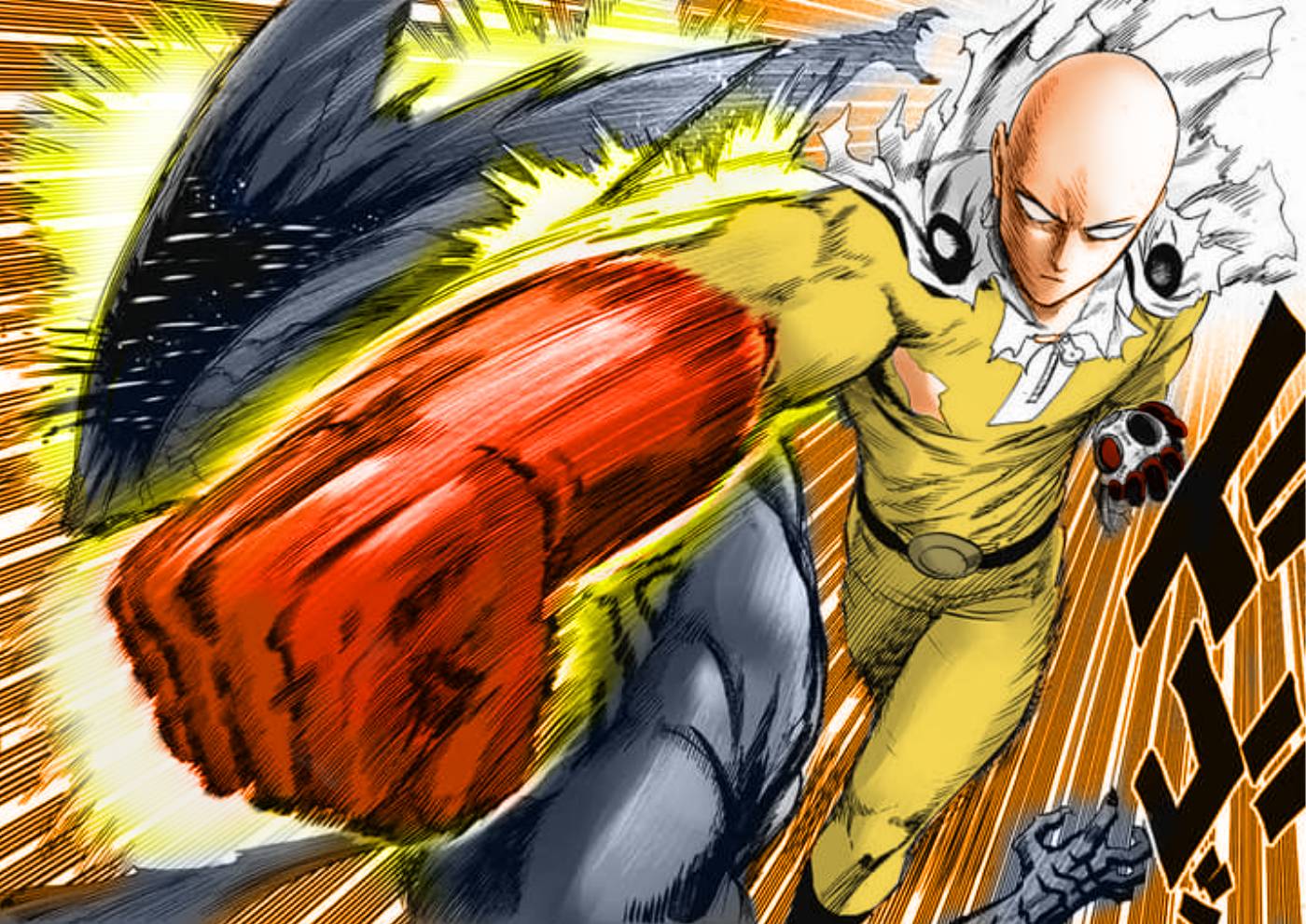 cosmic garou vs saitama manga animation