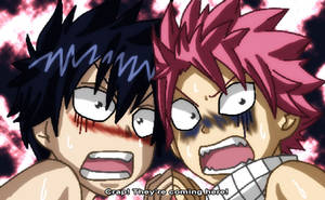 Natsu and Gray Freak Out