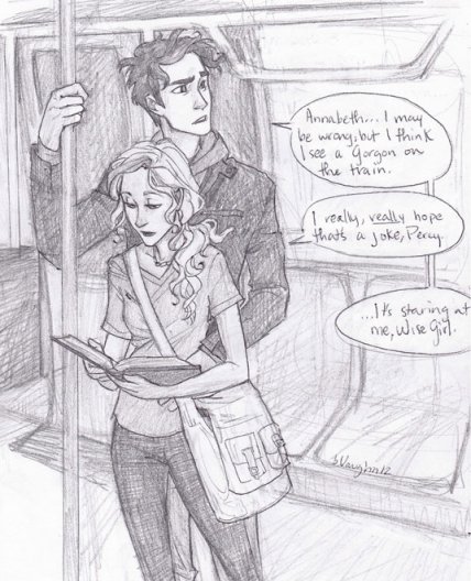 Percy and Annabeth!