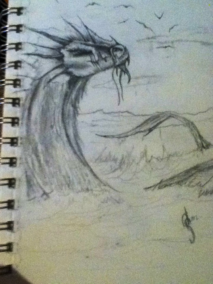Old Sea Monster Drawing By Dragonsoul3443 On Deviantart Old Sea Monster Drawing By Dragonsoul3443 On Deviantart