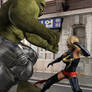 Ms Marvel vs Skrull Champ 15