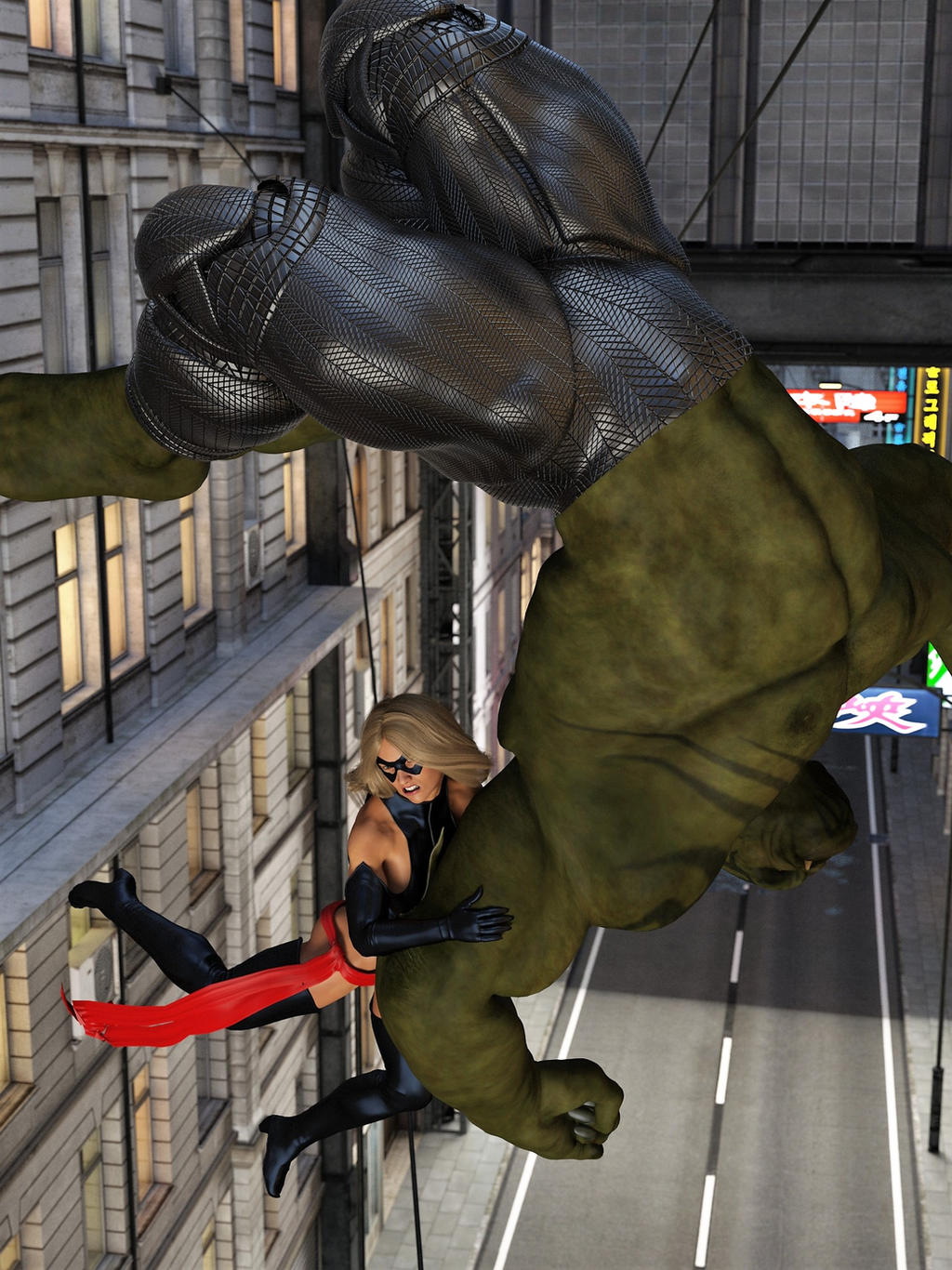 Ms Marvel vs Skrull Champ 35