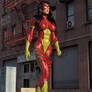 Spider-Woman vs Two Cops 01