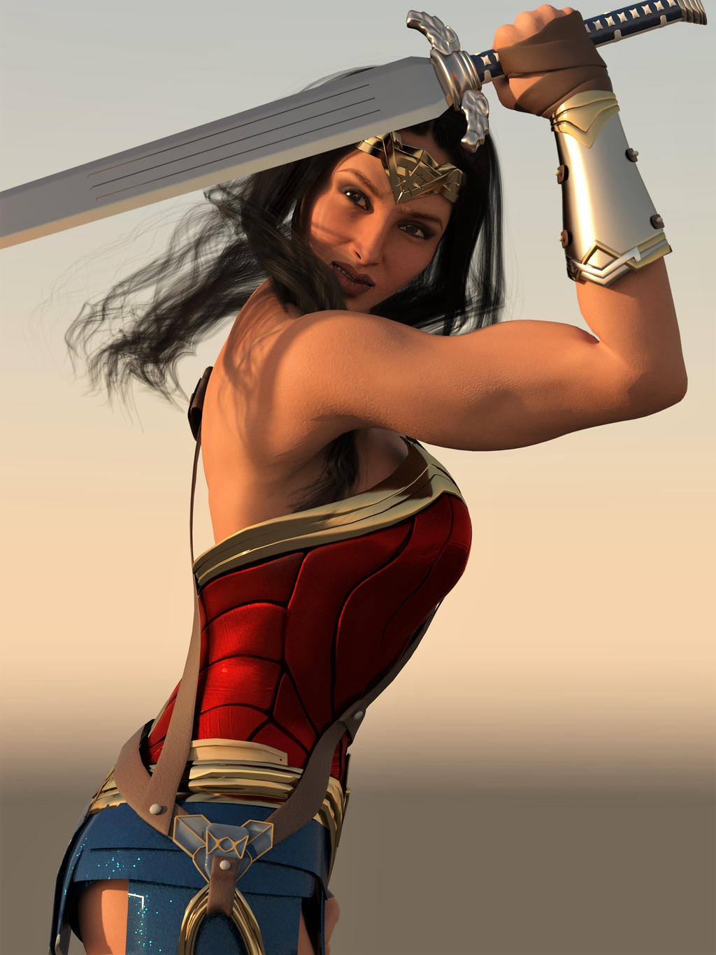 Wonder Woman defiant