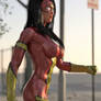 Spiderwoman vs Hulk 1