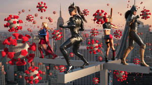 Outbreak: Superheroines vs the Coronavirus