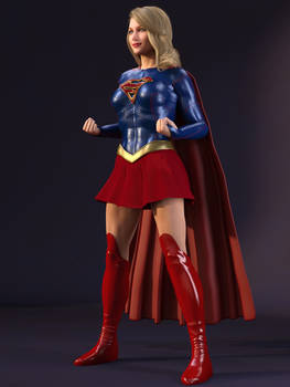 Supergirl ready for a fight B