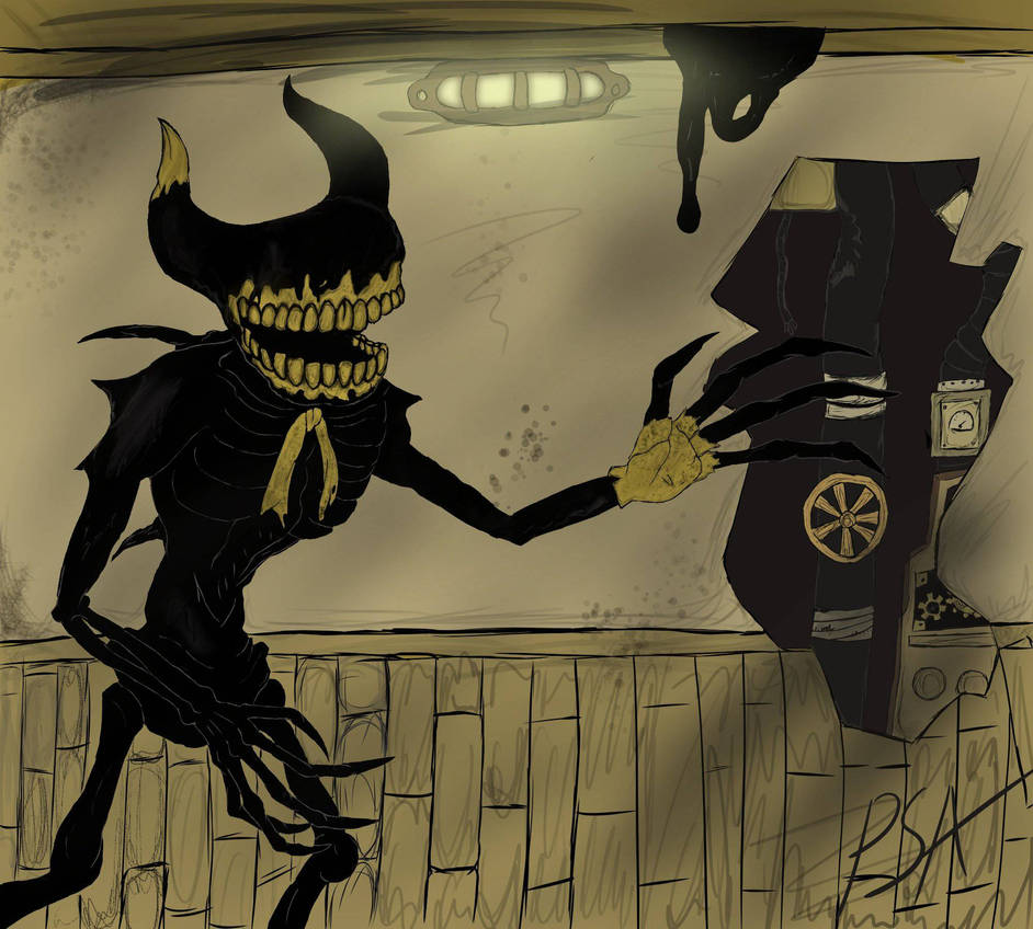 Woman Ink Demon The ink demon is coming by glitchybitch2 on DeviantArt