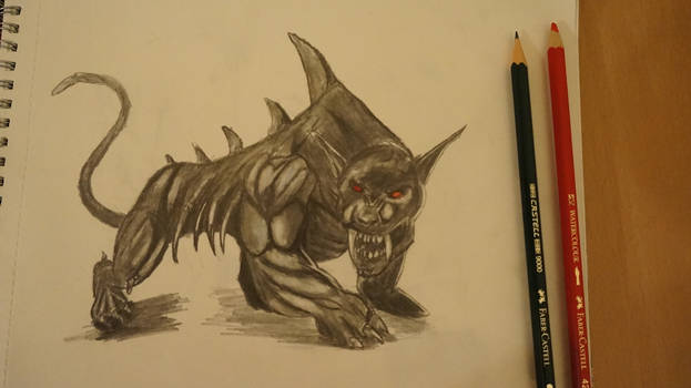 Hellhound From the Depths OF hellyness