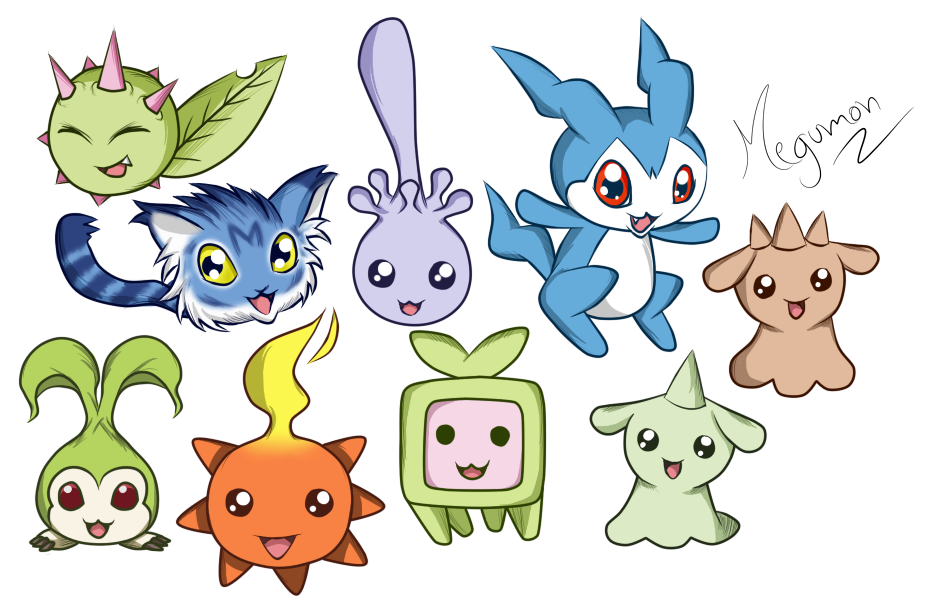 Koemon Digimon Babys by Megumon109 on DeviantArt