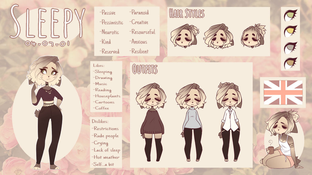 Sleepy Reference Sheet