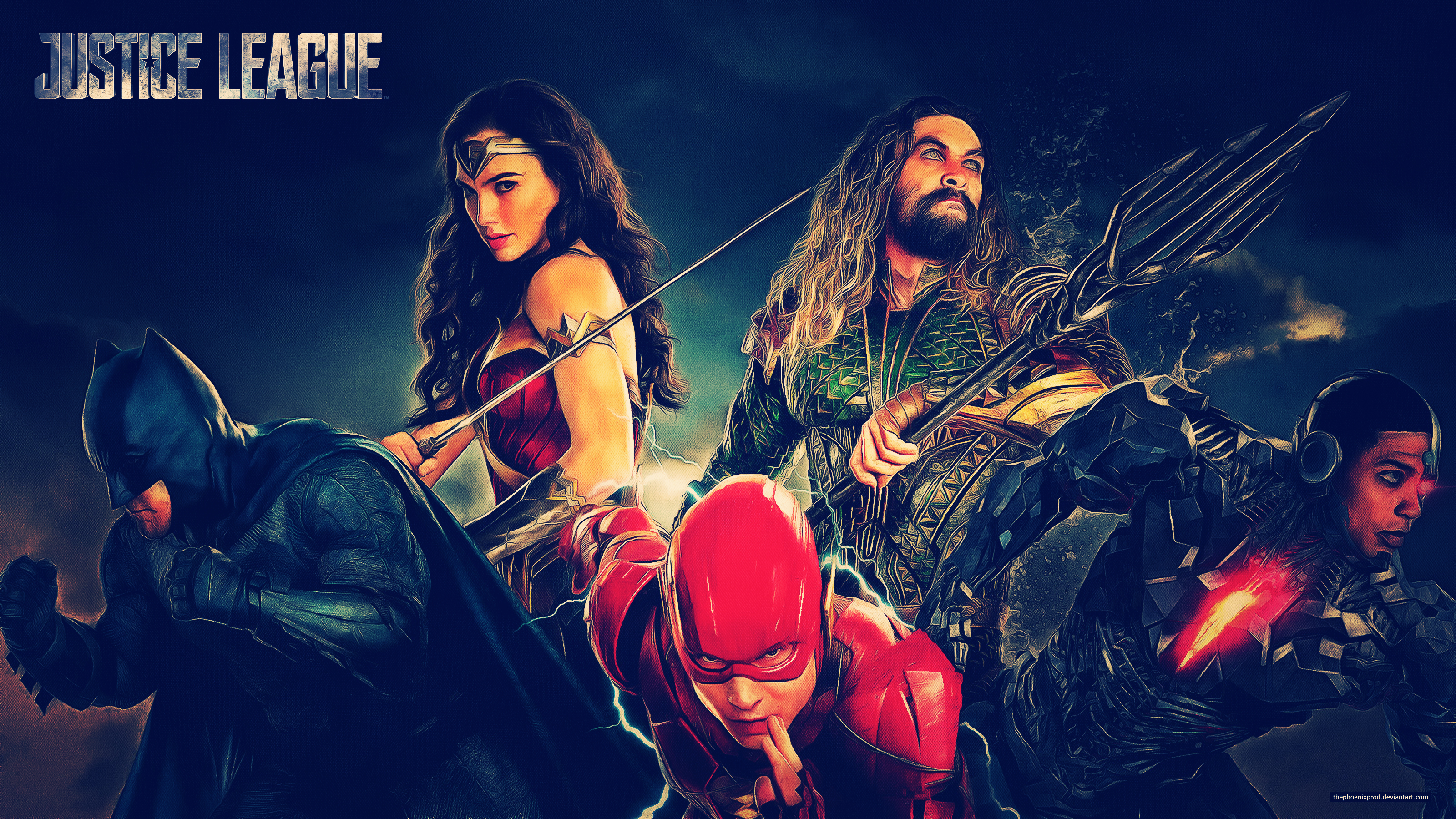 Justice League (Wallpaper 4k) by thephoenixprod on DeviantArt Justice League (Wallpaper 4k) by thephoenixprod on DeviantArt