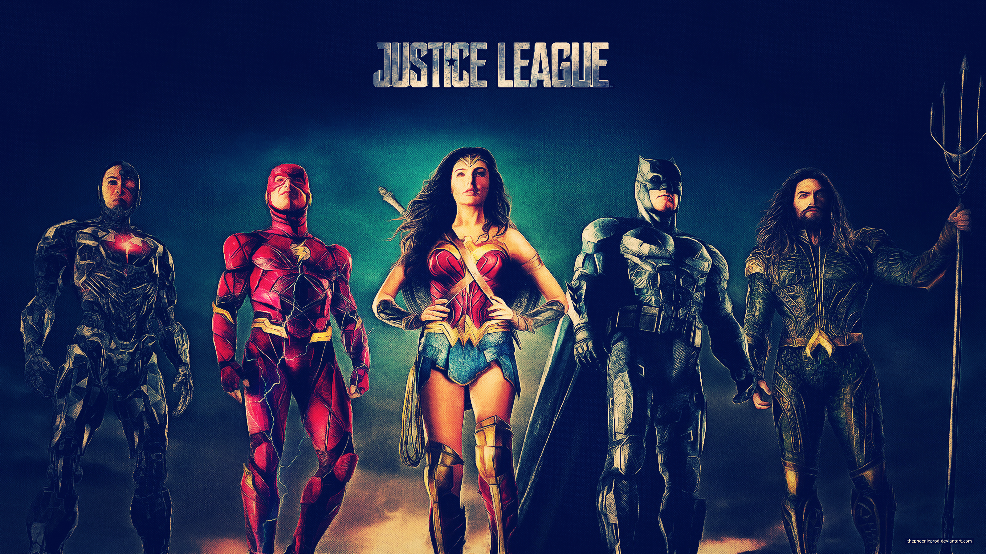Justice League (Wallpaper 4k) by thephoenixprod on DeviantArt Justice League (Wallpaper 4k) by thephoenixprod on DeviantArt