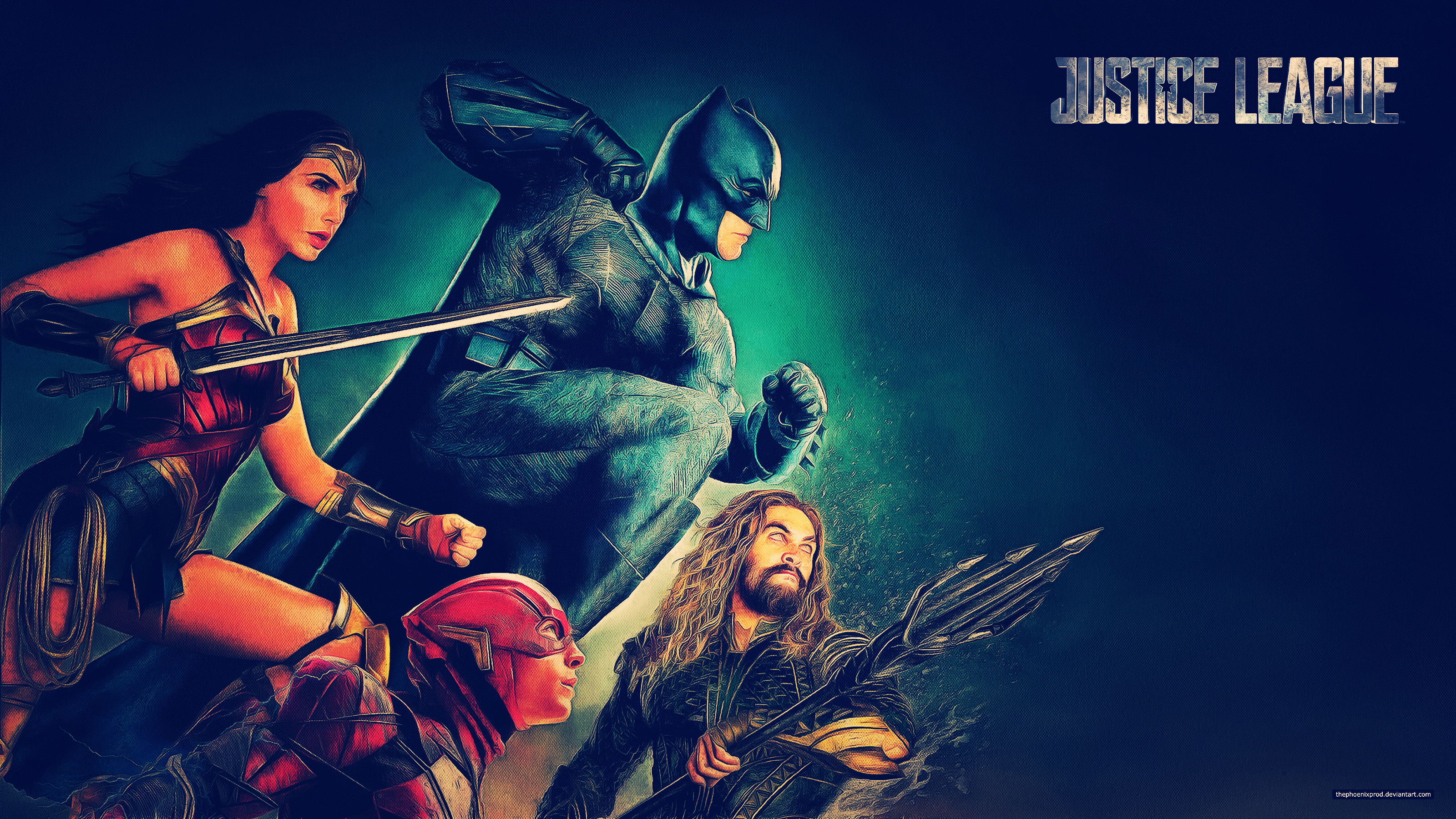 Justice League (Wallpaper 4k) by thephoenixprod on DeviantArt Justice League (Wallpaper 4k) by thephoenixprod on DeviantArt
