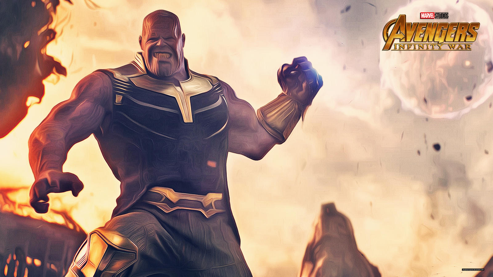 AVENGERS 3 - Infinity War - Thanos (4k Wallpaper) by thephoenixprod on  DeviantArt