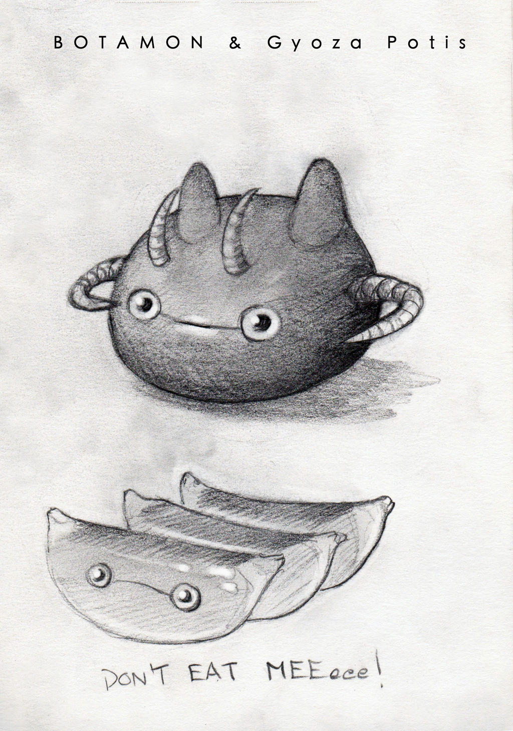 BOTAMON and Gyoza Potis by MangoKingoroo on DeviantArt
