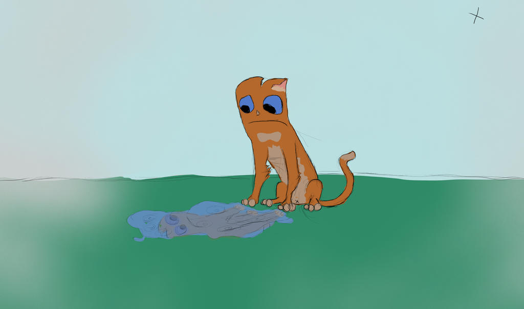 sad cat by TheRotflBot on DeviantArt