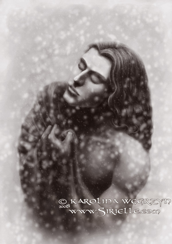 The First Snow - sepia by Sirielle