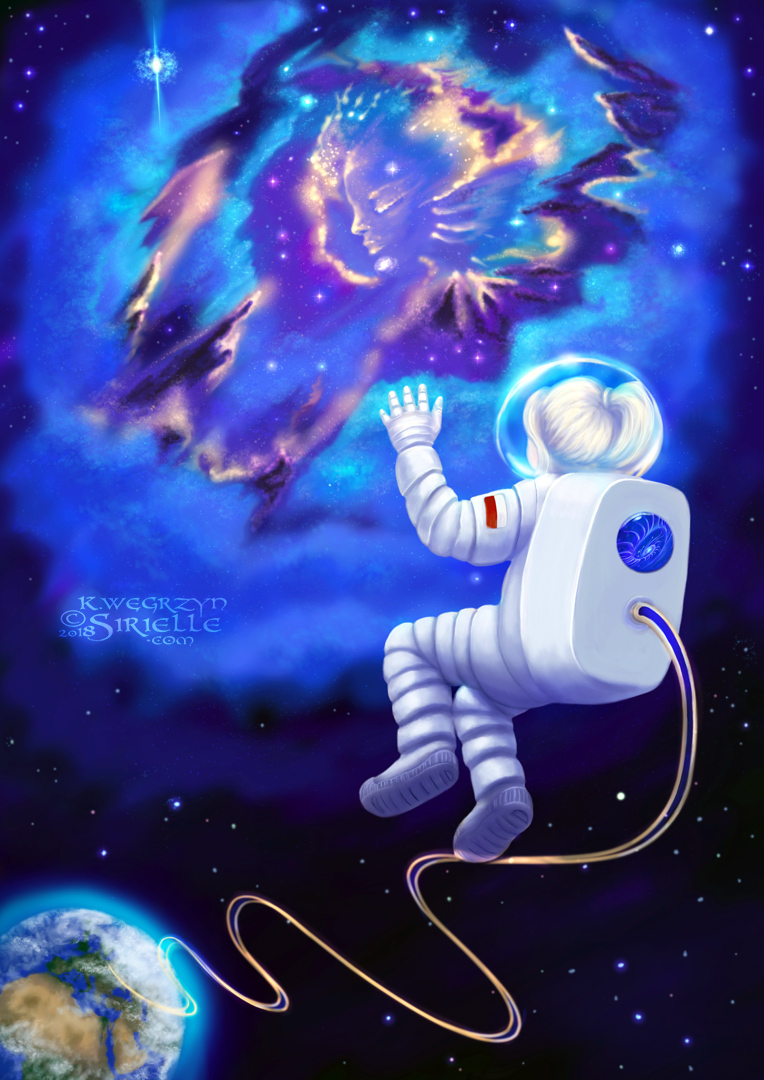 An Astronaut, My Childhood Dream by Sirielle