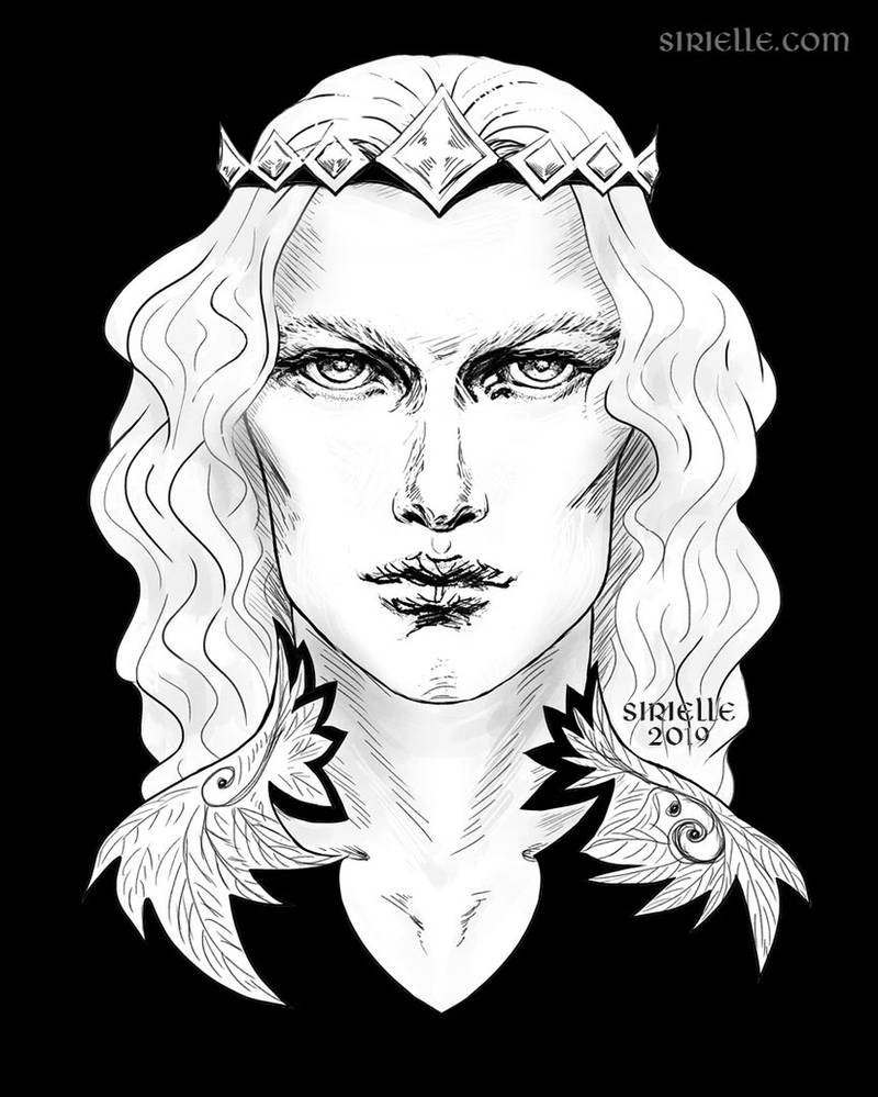 Finarfin in black by Sirielle