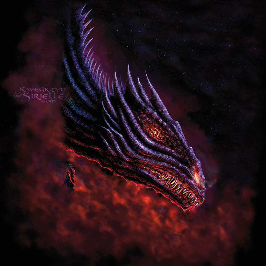 Balerion (square) by Sirielle